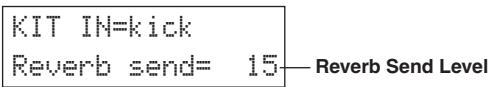 YAMAHA DTXPRESSII - Change the Reverb for the Drum Voice - 1