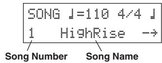 YAMAHA DTXPRESSII - Listen to the Selected Song - 1