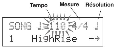 YAMAHA DTXPRESSII - 1-1. Tempo du métronome - 2