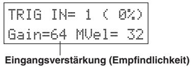 YAMAHA DTXPRESSII - Pad-Empfindlichkeitändern - 1