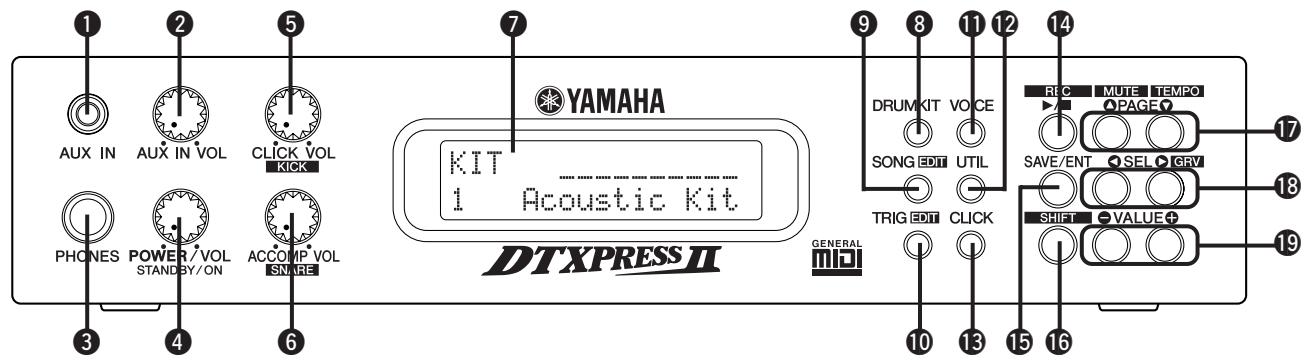 YAMAHA DTXPRESSII - Face avant - 1