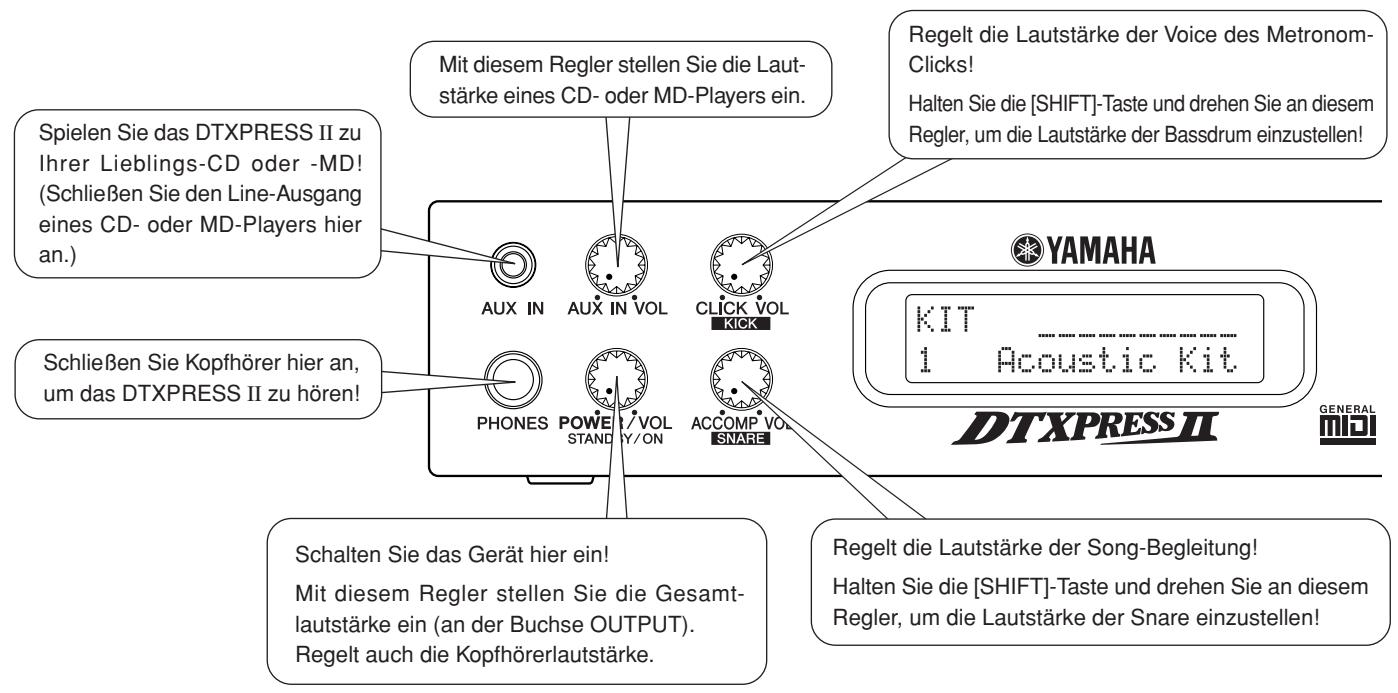 YAMAHA DTXPRESSII - Die DTXPRESS II Schnellanleitung (Liste der Grundfunktionen) - 1