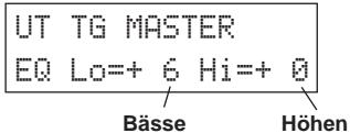 YAMAHA DTXPRESSIII - Klang des Audiosignals ändern - 1