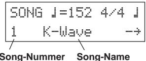 YAMAHA DTXPRESSIII - Ausgewählten Song horen - 1