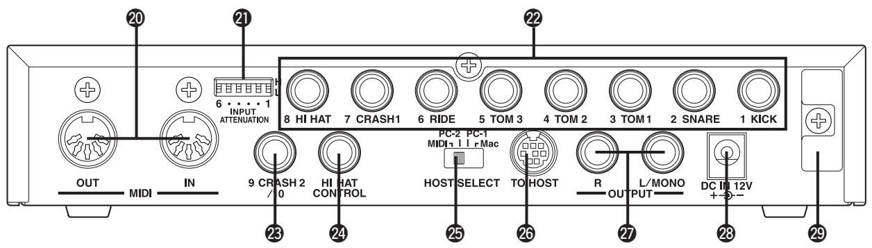 YAMAHA DTXPRESSIII - Face arrière - 1