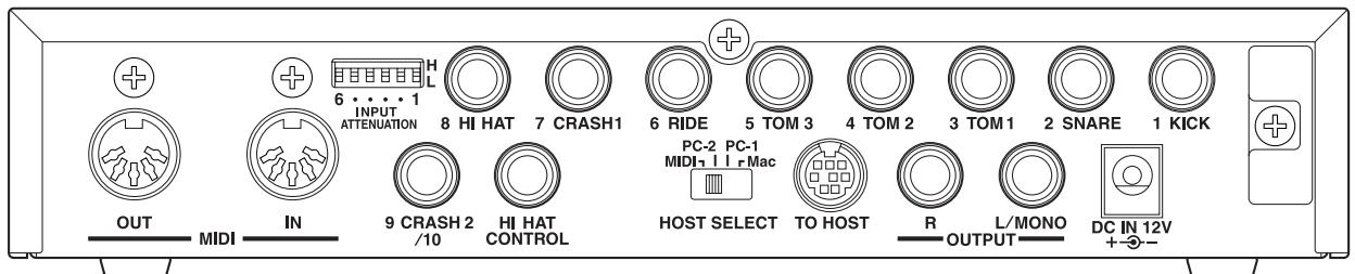 YAMAHA DTXPRESSIII - Connecting the pads - 2