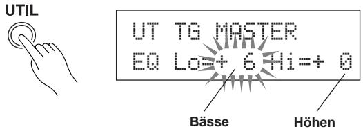 YAMAHA DTXPRESSIII - Ändern Sie den Klang des Audiosignals. - 1
