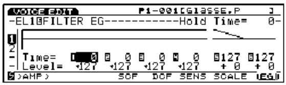 YAMAHA EX7 - [F8]: EG (Filtre du générateur d'enveloppe) - 2
