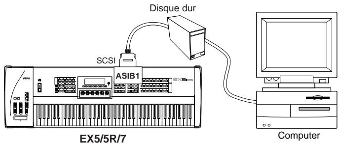 YAMAHA EX7 - Interface SCSI (en option) - 2