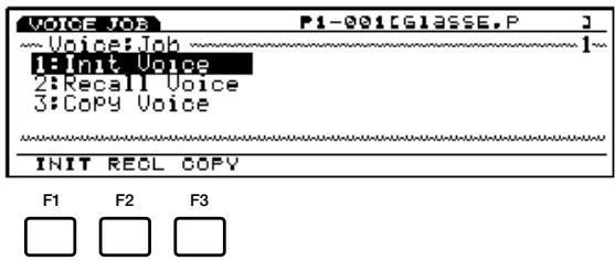 YAMAHA EX7 - Voice Job Mode (mode opérations sur les voix) - 1