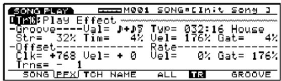 YAMAHA EX7 - Effets de reproduction et division interne des motifs d'expression rythmique (groove Quantization) - 1