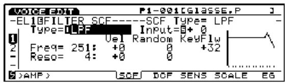 YAMAHA EX7 - LPF (Filtre salle-bas) - 1