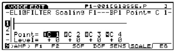 YAMAHA EX7 - [F7]: SCALE (Echelle) - 1