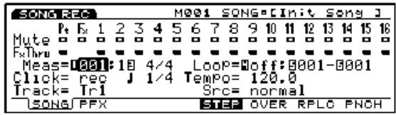 YAMAHA EX7 - Modes d'enregistrement de séquence et édition - 1