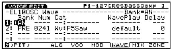 YAMAHA EX7 - [F6]: WAVE (ONDE) - 1