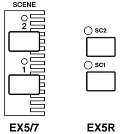 YAMAHA EX7 - Commutation et transition entre les scènes - 1