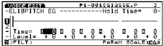 YAMAHA EX7 - [F8]: EG (Générateur d'enveloppe de hauteur) - 2