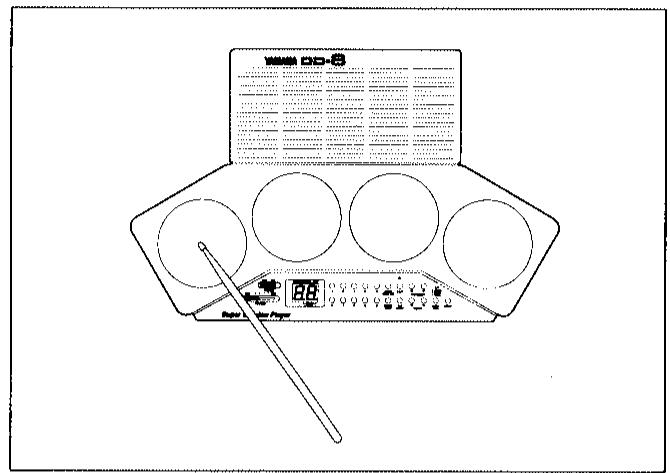 YAMAHA DD-8 - Réglage de rythme avec la mise en route par percussion - 1