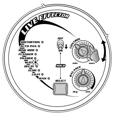 YAMAHA DJX-IIB - Slice (Effet de tranche) - 2