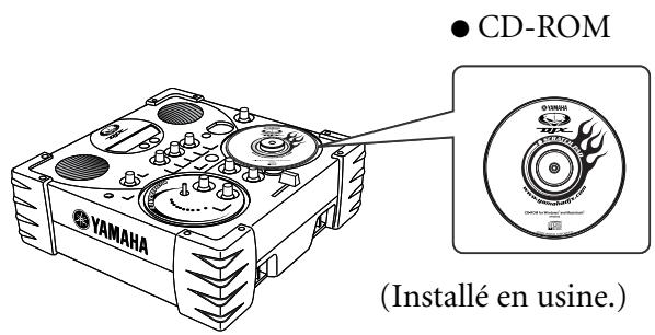 CD-ROM YAMAHA (Installé en usine.)
