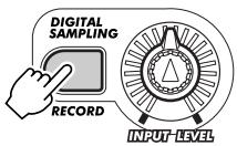 YAMAHA DJX-PSR-D1- - Passez en mode Sampling. - 1