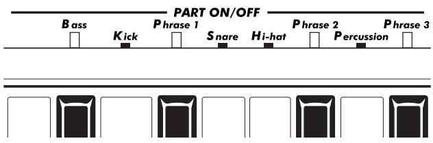 YAMAHA DJX-PSR-D1- - ACTIVATION OU DÉSACTIVATION DE PART - 1