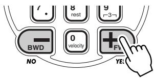 YAMAHA DJX-PSR-D1- - Utilisation des touches + / - - 1