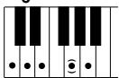 YAMAHA DJX-PSR-D1- - Accords reconnus (note fondamentale : Do (C)) - 13