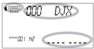 YAMAHA DJX-PSR-D1- - La voix de démonstration spéciale du DJX - 1