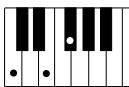 YAMAHA DJX-PSR-D1- - Accords reconnus (note fondamentale : Do (C)) - 29