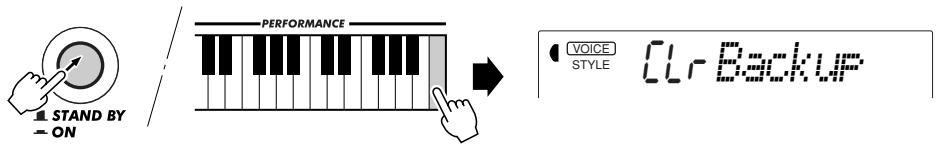 YAMAHA DJX-PSR-D1- - Initialisation des données - 1