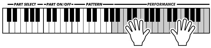 YAMAHA DJX-PSR-D1- - Jouez quelques notes après avoir choisi une voix. - 1