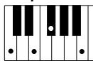 YAMAHA DJX-PSR-D1- - Accords reconnus (note fondamentale : Do (C)) - 33
