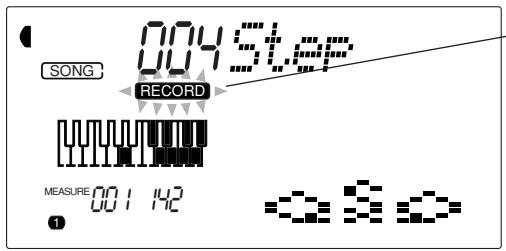 YAMAHA DJX-PSR-D1- - Choisissez le mode d'enregistrement Step. - 2