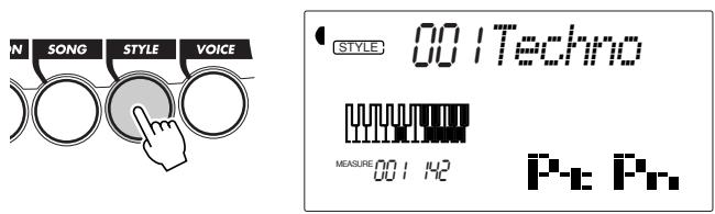 YAMAHA DJX-PSR-D1- - Sélection d'un style - 1