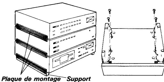 YAMAHA EMT-1 - Installation des supports et plaques de montage - 1