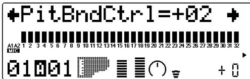 YAMAHA MU100 - Commande de variation de hauteur (PitBndCtrl) - 1