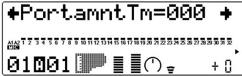 YAMAHA MU100 - Temps de portamento (PortamntTm) - 1