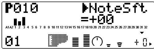 YAMAHA MU100 - Hauteur de note (NoteSft) - 1