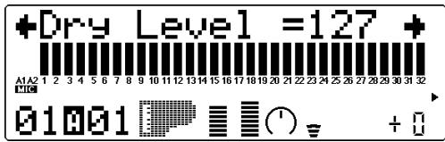 YAMAHA MU100 - Niveau du son sans effet - 1