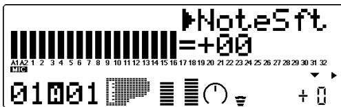 YAMAHA MU100 - Hauteur de note (NoteSft) - 1