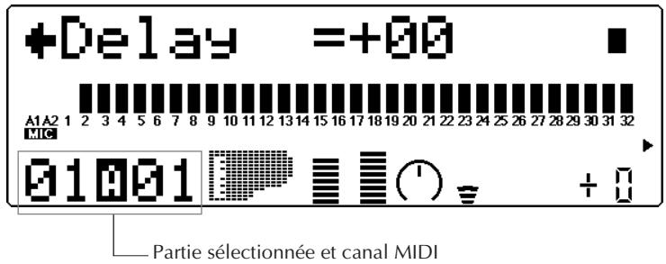 YAMAHA MU80 - Délai du vibrato - 1