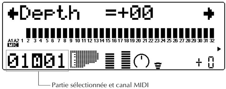 YAMAHA MU80 - Intensité du vibrato - 1