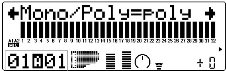 YAMAHA MU80 - Mode mono/polyphonique - 1