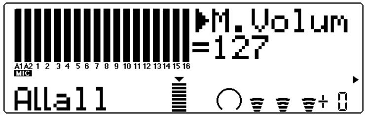 YAMAHA MU80 - Volume général (M.Volum) - 1
