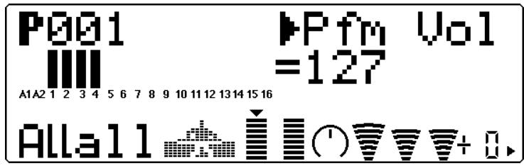 YAMAHA MU80 - Volume de performance (Pfm Vol) - 1
