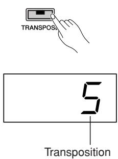 YAMAHA P-140-P-140S - Transposition - [TRANSPOSE] - 2