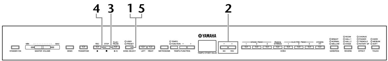 YAMAHA P-140-P-140S - Ecoute des 50 morceaux de piano prédéfinis - 1