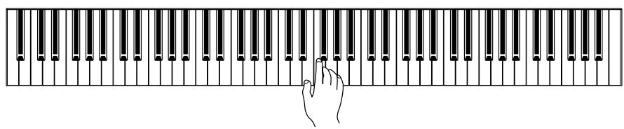 YAMAHA P-140-P-140S - Appuyez une deuxième fois sur la touche [TEMPO/FUNCTION] à la fin de la phrase. - 3