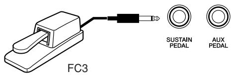 YAMAHA P-140-P-140S - Utilisation des pédales - 1